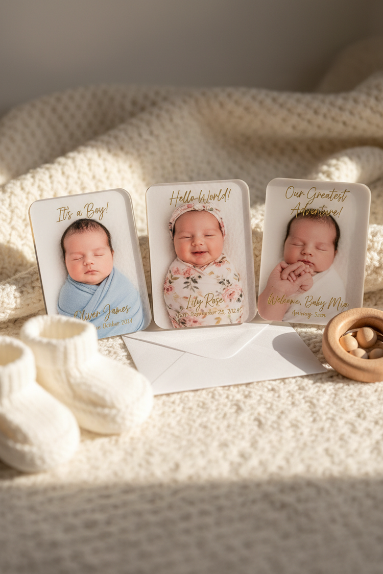 Baby Announcement Magnets
