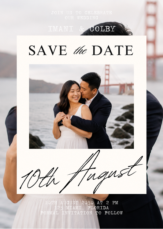 Save the Date Magnets — Polaroid